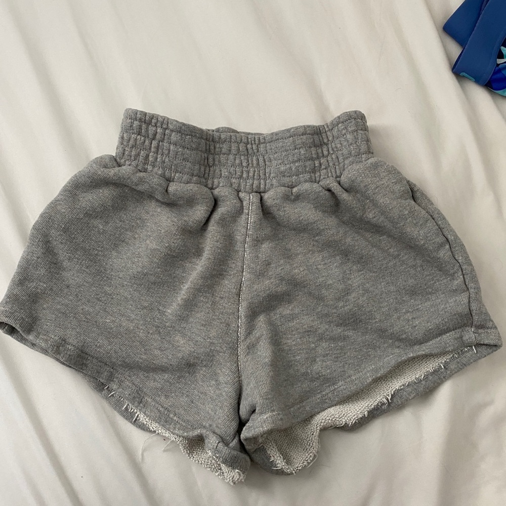 ZARA GREY SWEAT-SHORTS